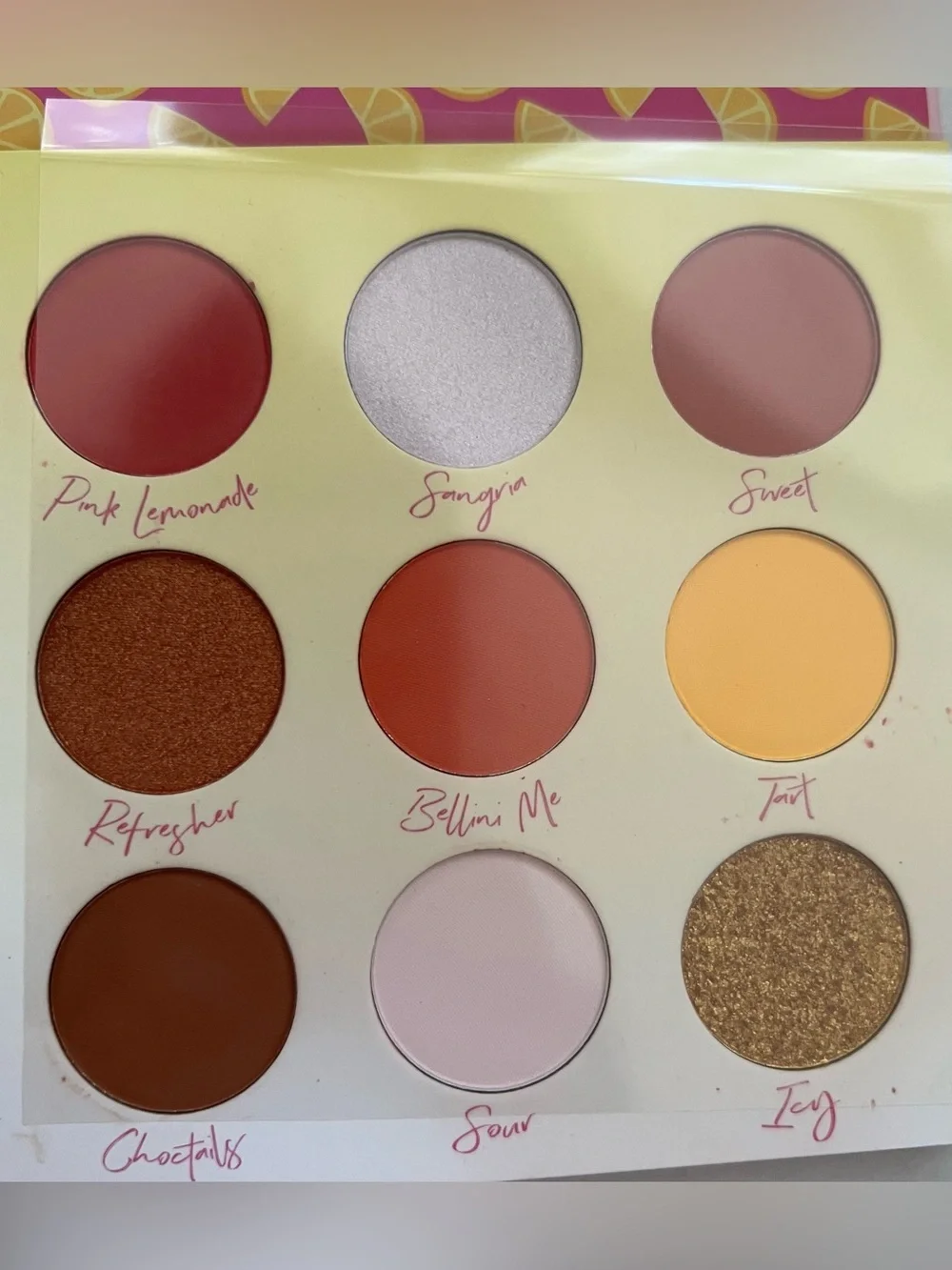Beauty Bakerie Sour Ya Doin'? 9 Shade Eyeshadow Palette 7 mattes 2 shimmers NWT